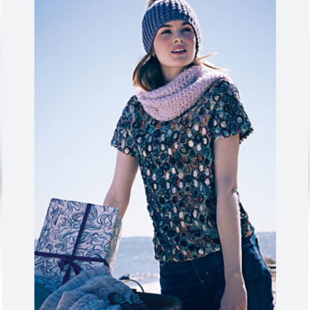Weston Wear Sequin & Lace Glacè Top
